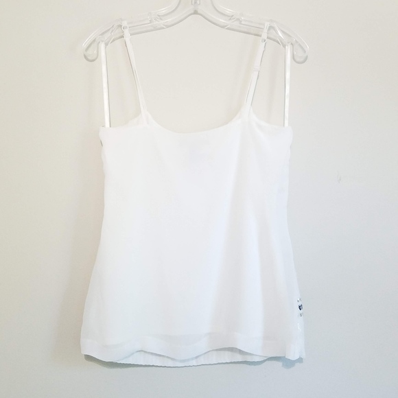 WHBM White Tank with Sequined Front - Picture 6 of 6